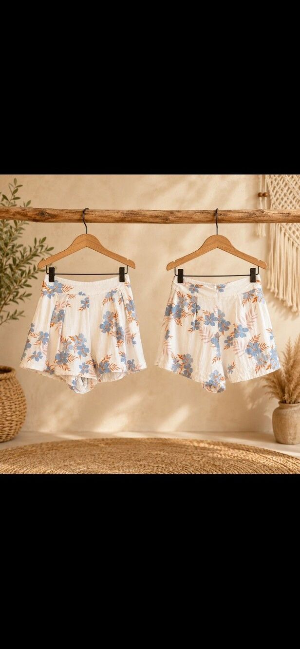 Olivaceous Linen Lined Shorts Size Small